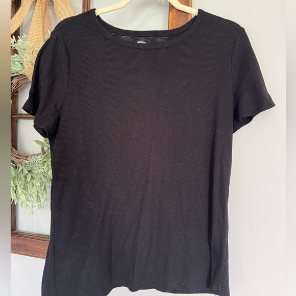 Maurice’s 24/7 Black Ribbed Tee Size XL - Picture 2 of 5